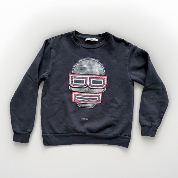 Bikkembergs Sweatshirt Black Long Sleeve Pullover Crew Neck, size unknown - Picture 1 of 6